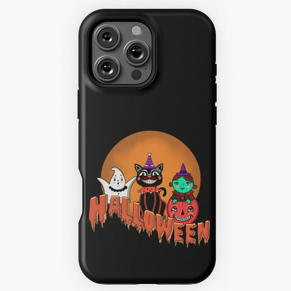 Vintage Halloween Phone Case for iPhone 16 15 14 13 12 11 Pro Max M5911827