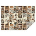 thumbnail image 1 of Vintage Halloween Poster Pattern Rectangle Tablecloth 60"x84",Waterproof Polyester Rectangle Table Cloth, Wipeable Spillproof Polyester Tablecloth for Dining, Camping, Indoor and Outdoor, 1 of 5