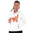 thumbnail image 1 of Vintage Halloween Scaredy Cat Cute Women Plus Size Graphic Pullover Hoodie Brisco Brands 2X, 1 of 4