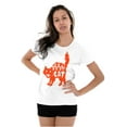 thumbnail image 1 of Vintage Halloween Scaredy Cat Cute Womens Fitted Plus Size Graphic Tee Brisco Brands 2X, 1 of 5
