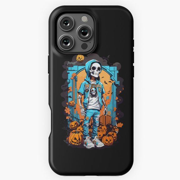 Vintage Halloween Skeleton Art 2 Phone Case for iPhone 16 15 14 13 12 11 Pro Max M5912923