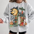 thumbnail image 1 of Vintage Halloween Sweatshirt Retro 90s Halloween Haunted House Crewneck Trendy Fall Sweatshirt Cute Pumpkin Crewneck Halloween Ghost Sweater, 1 of 3