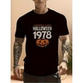 thumbnail image 1 of Vintage Halloween T-Shirt Featuring Michael Myers from The Films, M0012, for Men in Summer., 1 of 11