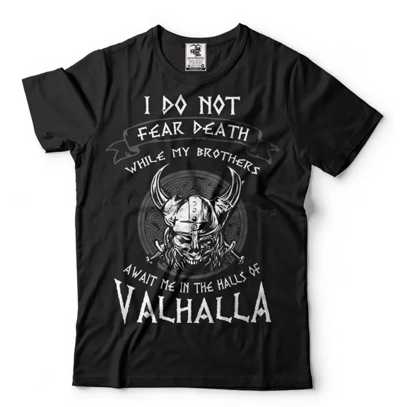 Vintage Halls Of Valhalla Viking T-Shirt The Vikings Shirt Odin Ragnar Thor T-Shirt - Perfect Gifts For Everyone