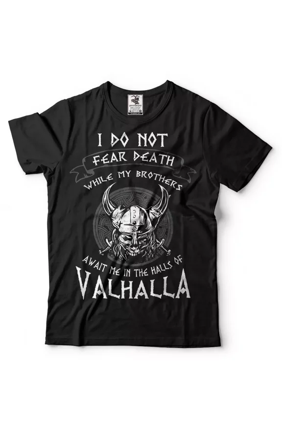 Vintage Halls Of Valhalla Viking T-Shirt The Vikings Shirt Odin Ragnar Thor T-Shirt - Perfect Gifts For Everyone