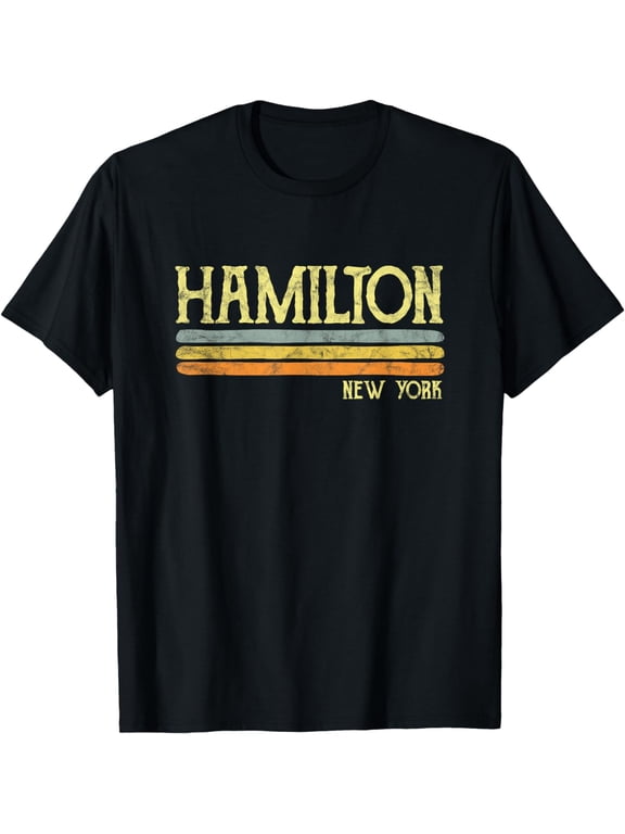Vintage Hamilton New York NYC Gift Love Souvenir Merchandise T-Shirt