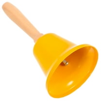 Vintage Hand Bell with Wood Handle for Restaurants and Hotels