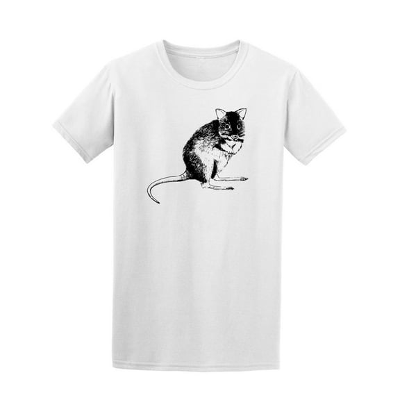 Vintage Hand Drawn Bettong T-Shirt Men -Image by Shutterstock, Male x-Large