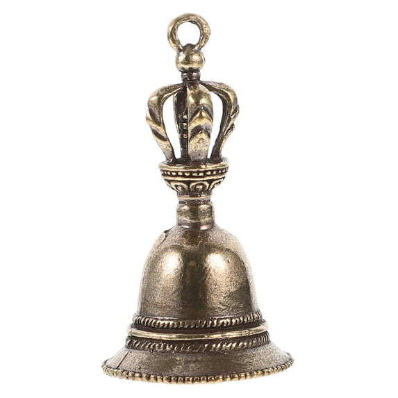 Vintage Hand Held Brass Bell for Festival Party Decor