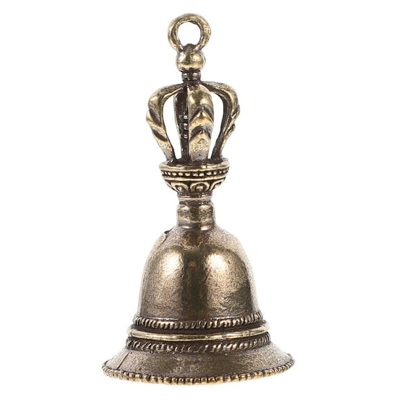 Vintage Hand Held Brass Bell for Festival Party Decor