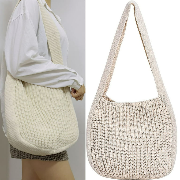 Shoulder Bag For Women Hobo Tote Bag Casual Grace Canvas Bag Retro  Crossbody Bag Large Capacity Purse