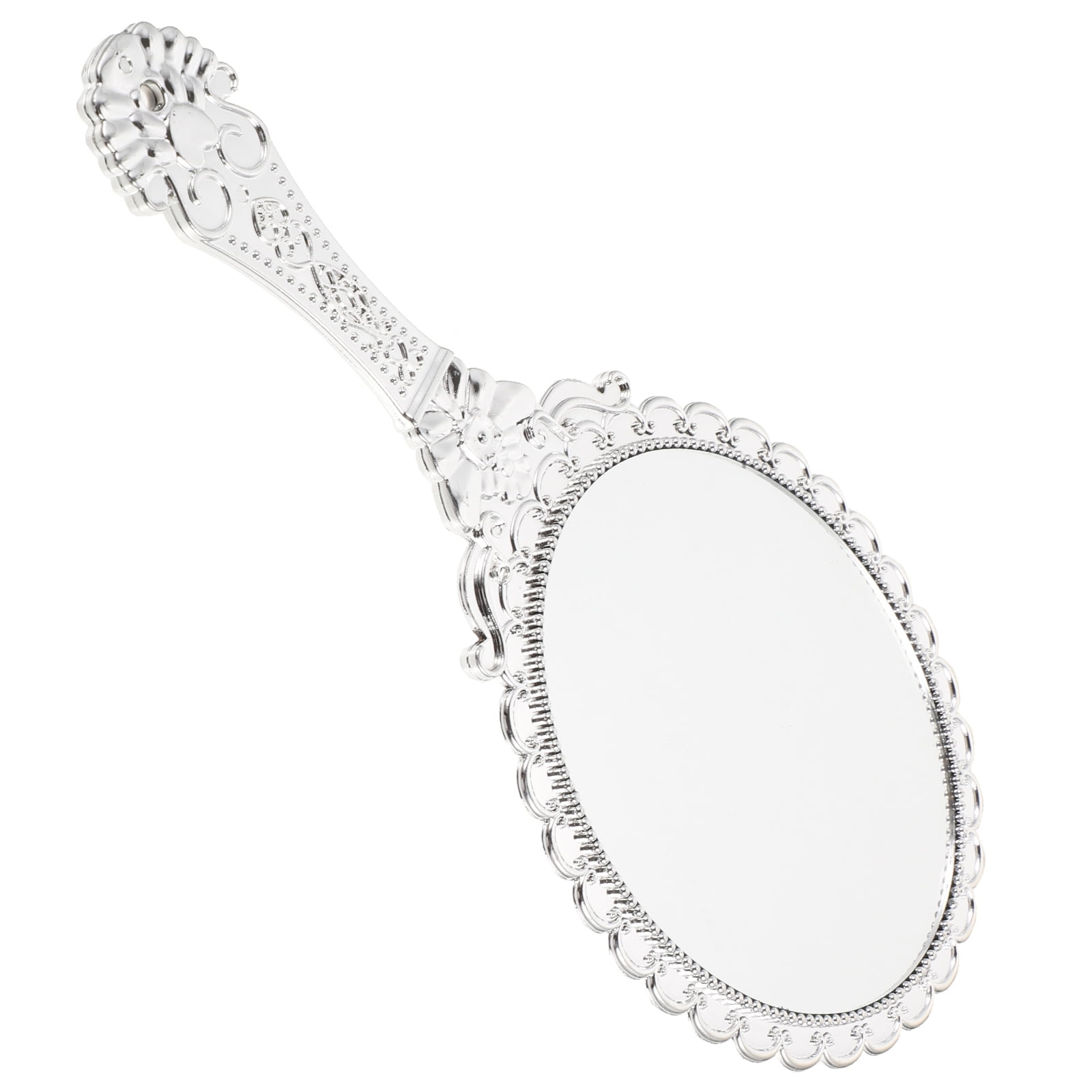 Vintage Handheld Mirror Embossed Hand Held Mirror Makeup Mirror Vanity ...