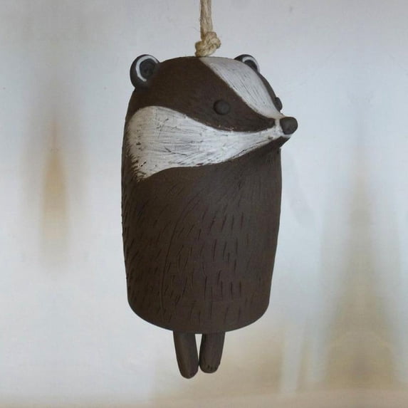 Vintage Hanging Animal Ornaments, Handmade Resin Windbell Pendant, Rustic Farmhouse Hangings Animal Crafts for House Yard Garden Patio Outdoor Decor Gift