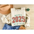 Vintage Happy New Year 2025 Sweatshirt, Cute Happy New Year Shirt