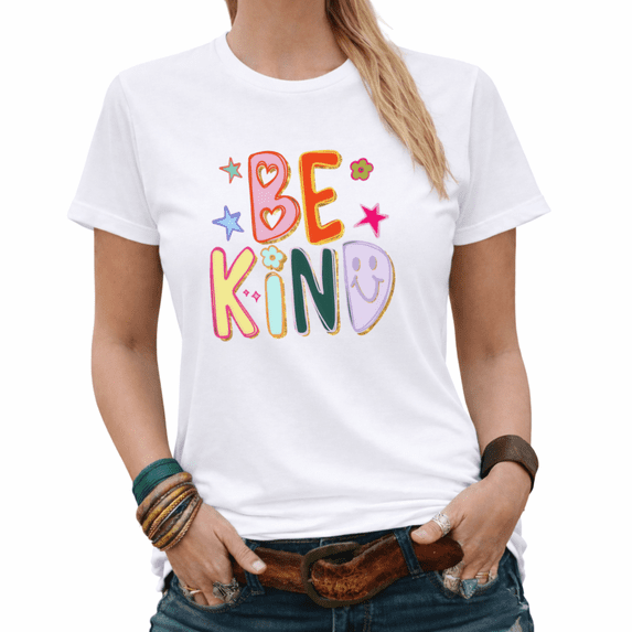 Vintage Happy to See Your Face Graphic Tees Women's Colorful Retro Streetwear Shirt