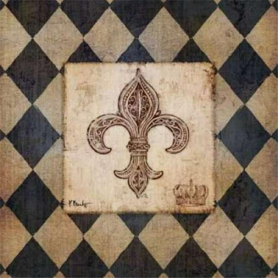 Vintage Harlequin II Poster Print by Paul Brent