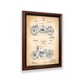 thumbnail image 1 of Vintage Harley Davidson Decor 1919 and 1928 Framed Motorcycle Patent Print, Unique Harley Davidson Wall Art, Man Cave Motorcycle Gifts For Men, 2136W, 1 of 7