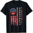 thumbnail image 1 of Vintage Harris 2024 Retro US Flag Democratic President T-Shirt, 1 of 3