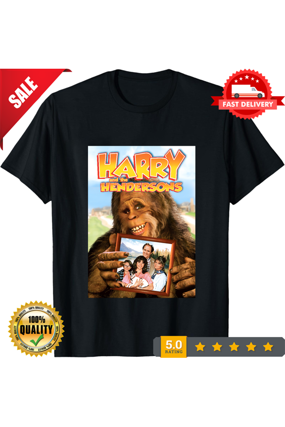 Vintage Harry And The Hendersons Movie Fan T Shirt, NEW INSTOCK-TH78062