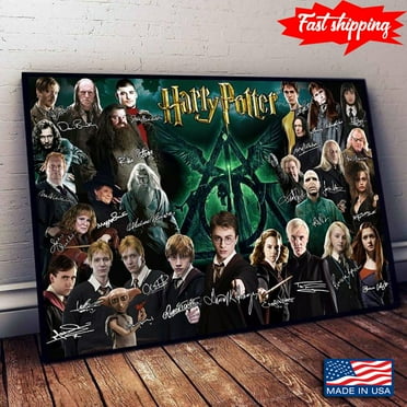 Vintage Harry Potter With Cast Autographs 11 x 17 Inch Poster