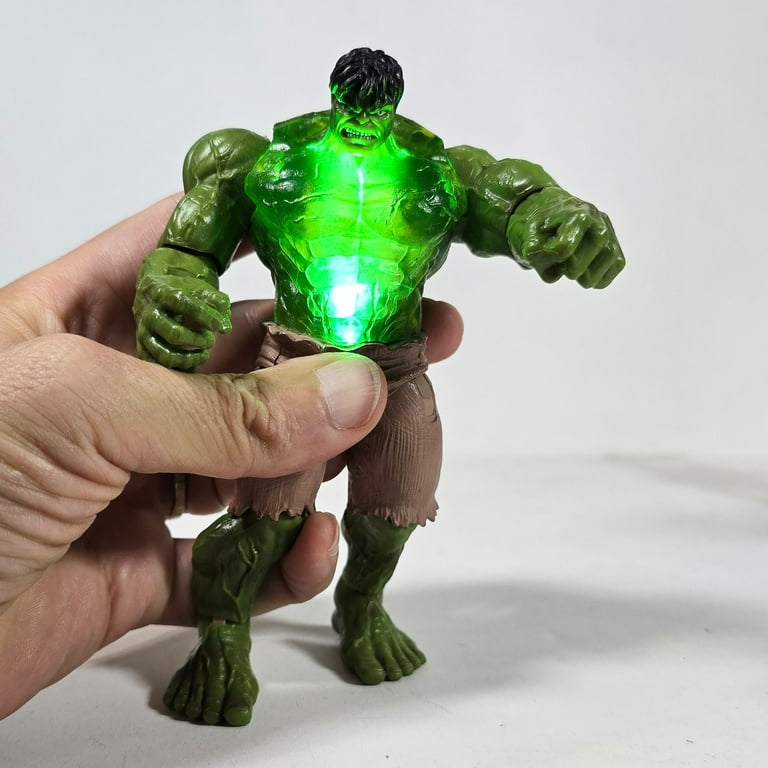 Vintage Hasbro The Incredible Hulk Power Glow Gamma Skin Action