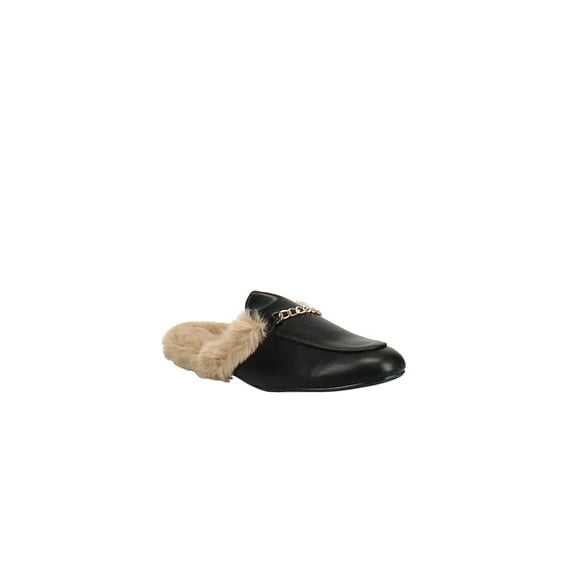 Vintage Havana | Lynn Slip on Slides | Black | Size 9