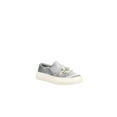 thumbnail image 1 of Vintage Havana | Pearl Embellished Slip Ons | Grey | Size 7, 1 of 8