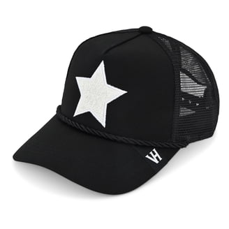 Unisex Black Country Cute Caps Cowgirls Cowboys Snapback Western Trucker Hat American Cowgirl Trucker Hat, Cowgirl Hat, Coastal Cowgirl  main image 2