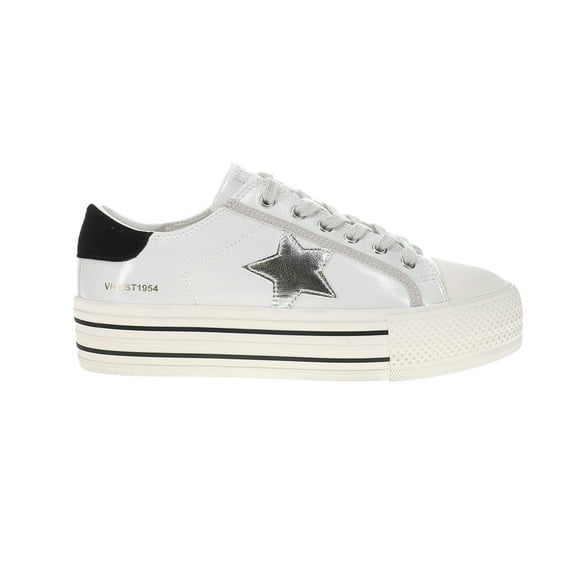 Vintage Havana Womens Amaze Metallic Lace Up Athletic Sneakers Casual Shoe