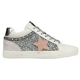 thumbnail image 1 of Vintage Havana Womens Bounce Metallic Glitter Lace Up  Athletic Sneakers Ca, 1 of 5