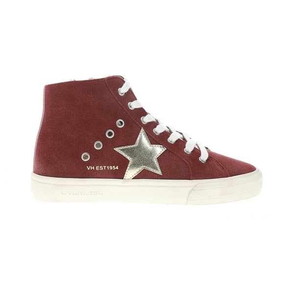 Vintage Havana Womens Break Out Metallic High Top Athletic Sneakers Casual