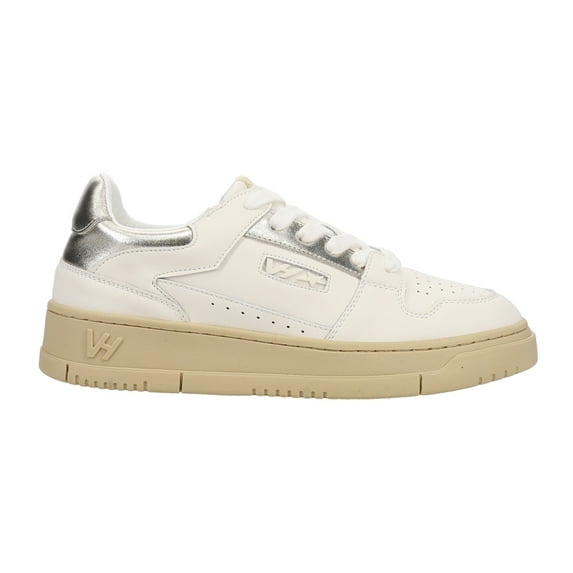 Vintage Havana Womens Finesse Metallic Perforated Lace Up Athletic Sneaker