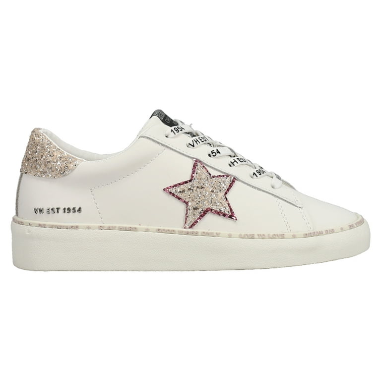 Vintage Havana Womens Galit Glitter Lace Up Athletic