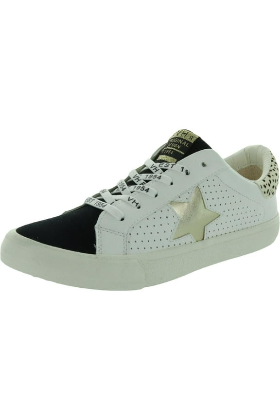 Womens Grande Leather Fashion Sneakers White 6 Medium (B,M)