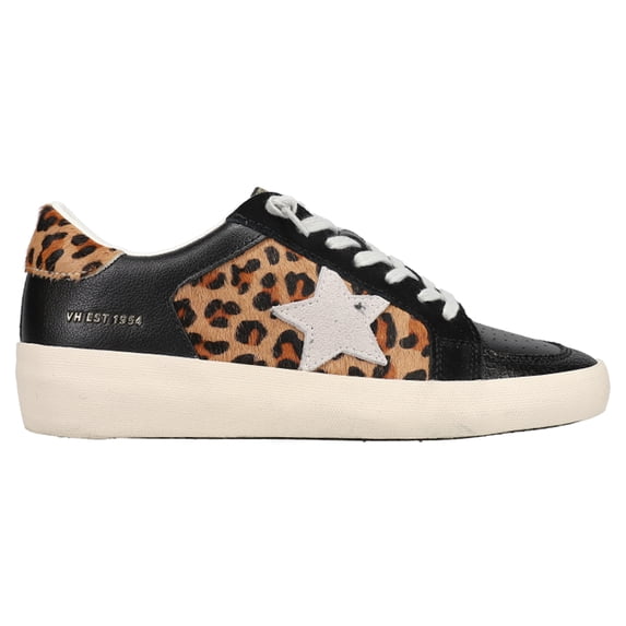 Vintage Havana Womens Milana Leopard Lace Up Athletic Sneakers Casual Shoe