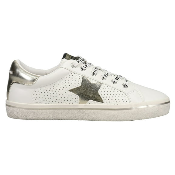 Vintage Havana Womens Next Perforated Metallic Slip On  Athletic Sneakers C