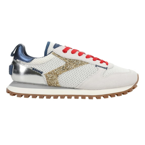 Vintage Havana Womens Swift Glitter Metallic Lace Up Athletic Sneakers Cas