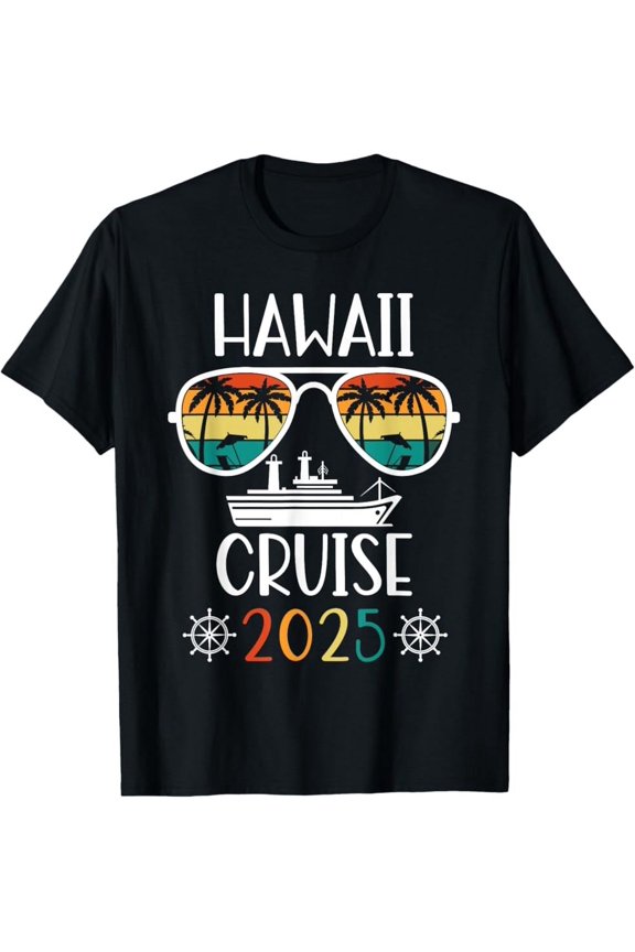 Vintage Hawaii Cruise 2025 Vacation Trip Family For Group T-Shirt - Perfect Gifts For Everyone