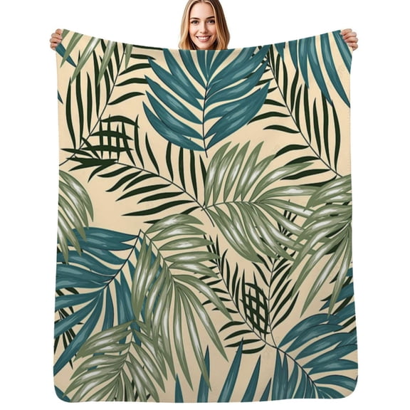 Vintage Hawaiian Aloha Graphic Flannel Blanket Warm Soft Bedding Throws Winter Camping Chair Sofa Bed