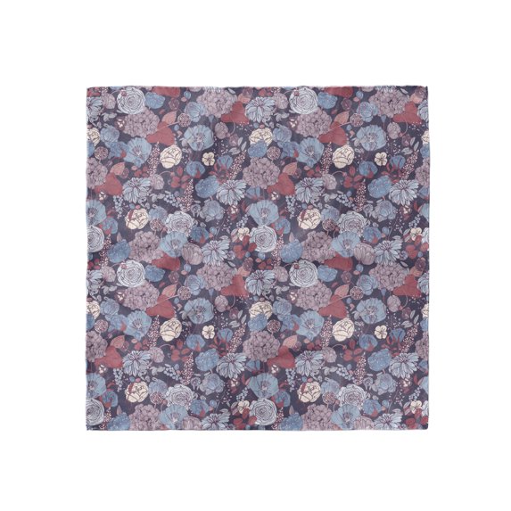 Vintage Head Scarf, Romantic Flowers Garden, Head Wrap, 3 Sizes, by Ambesonne