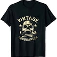 thumbnail image 1 of Vintage Headbanger Old Heavy Metal Music 80's Generation T-Shirt, 1 of 5