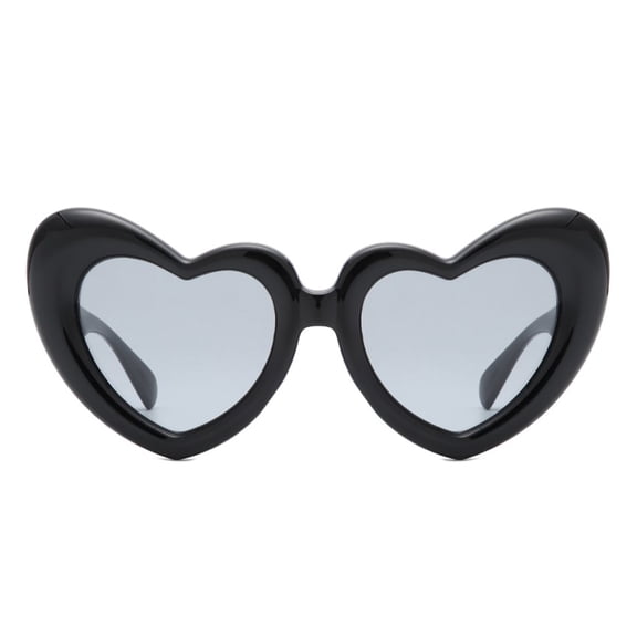 Vintage Heart Shaped Sunglasses Women Stylish Love Eyeglasses