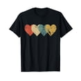 thumbnail image 1 of Vintage Hearts Cool Retro Valentines Day Gift for Women Men Men Women T-Shirt, 1 of 5