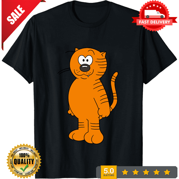 Vintage Heathcliff T-Shirt, Heathcliff Retro Cartoon Cat Shirt, Funny 80s Tee, NEW INSTOCK-TH80657
