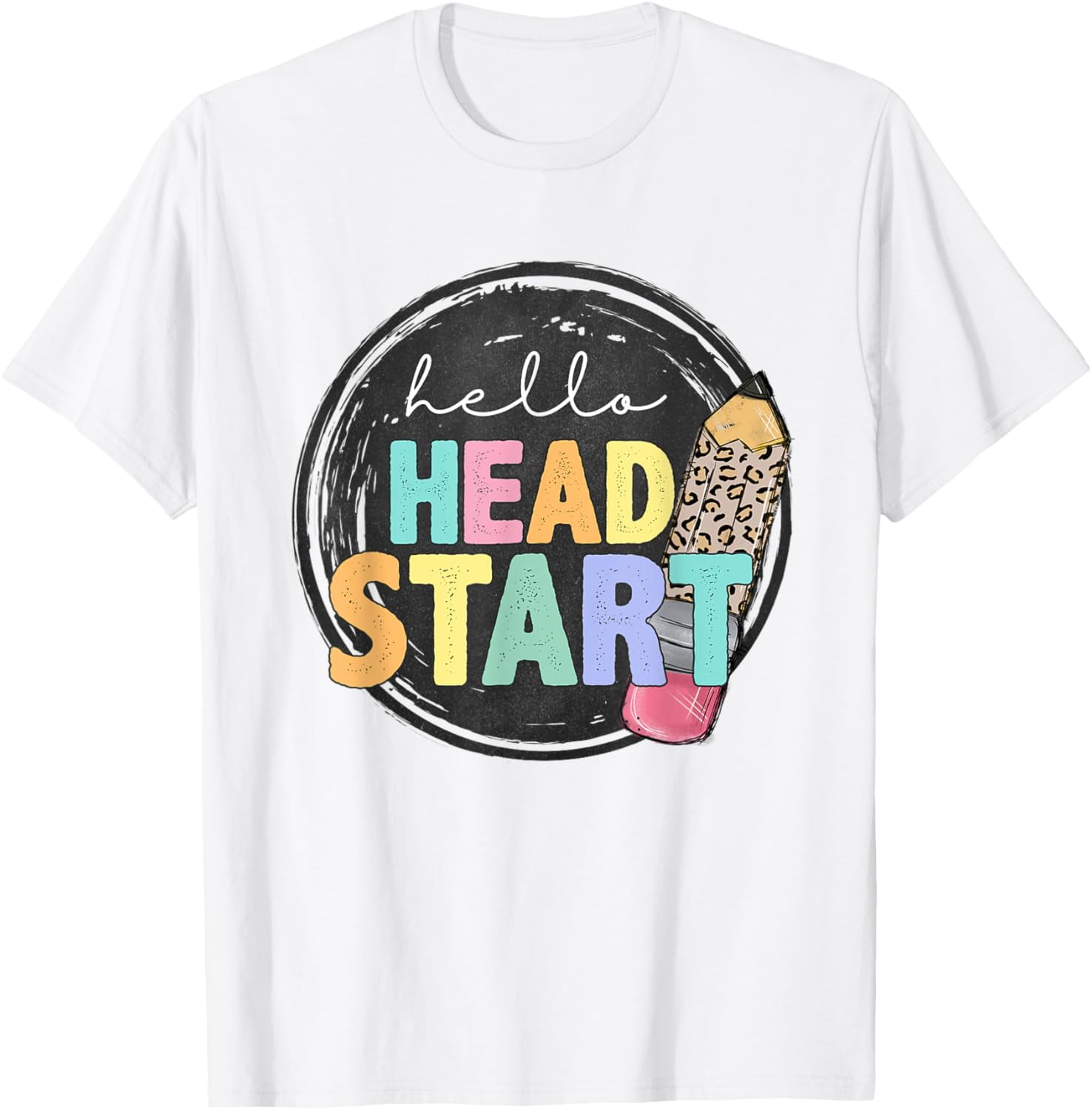 Vintage Hello Head Start Teacher Student Crush Head Start T-Shirt ...