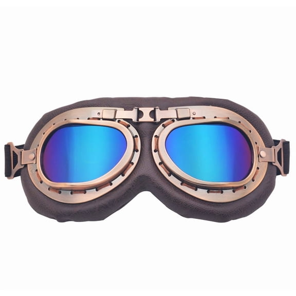 Vintage Helmet Goggles Motorcycle Goggles Bike Motorcross Pilot Goggle