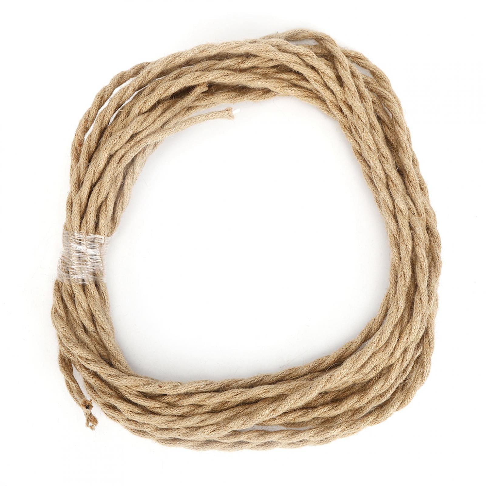 Cloth Covered Rope Vintage Hemp Rope Twisted Pair Wire Cable DIY Chandelier Accessories ...