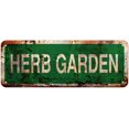 thumbnail image 1 of Vintage Herb Garden Metal Tin Signs 4"x16" Street Signs Man Cave Bar Cafe Home Wall Decor, 1 of 4
