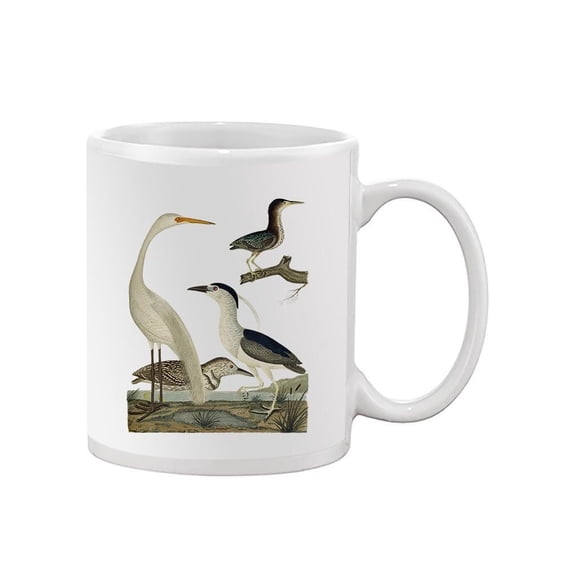 Vintage Heron Family Mug - Alexander Wilson Designs,