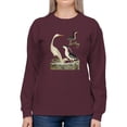 thumbnail image 1 of Vintage Heron Family Sweatshirt Women -Alexander Wilson Designs, Female x-Large, 1 of 4